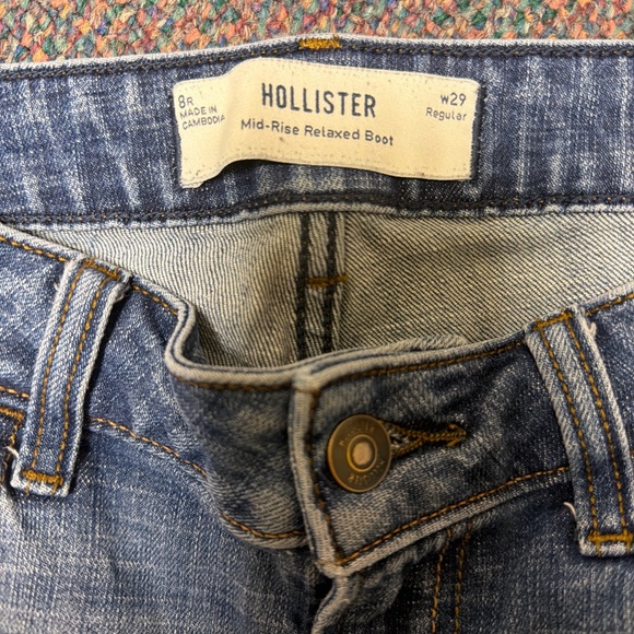 Hollister Light Blue Flare Jeans - Picture 2 of 3